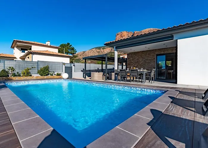 Afa Proche Ajaccio, Magnifique Villa Avec Piscine Privee 8 Personnes