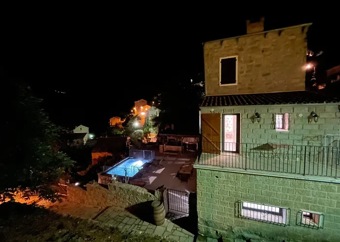 Casa Arena Authentique Maison De Village Avec Piscine Chauffee Au Coeur De L'Alta Rocca - Zoza